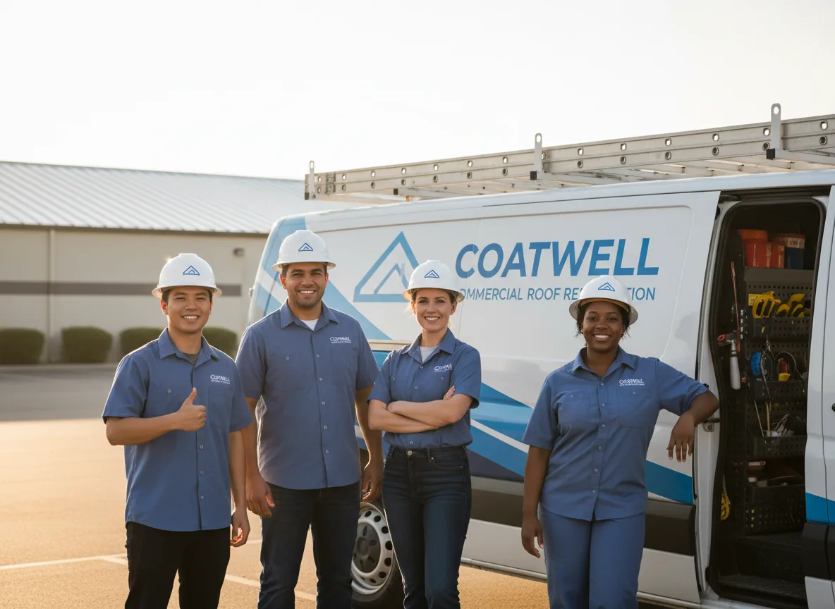 Commercial roof coating company in Canton, MA